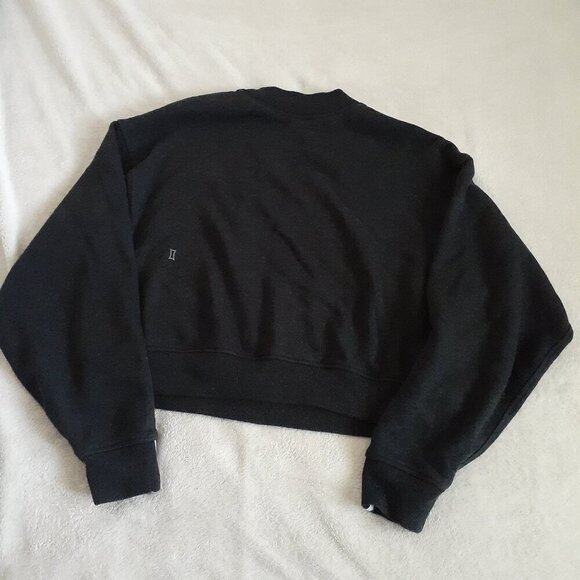 Kit and Ace Women's Size S Dark Heather Gray Pacific Coast Pullover Sweatshirt - Picture 9 of 12